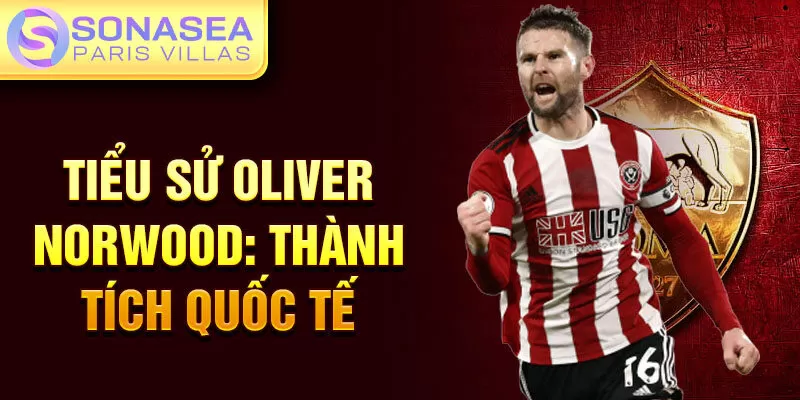 Tiểu sử Oliver Norwood: thành tích quốc tế 