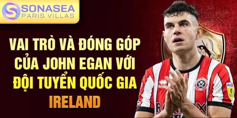 Vai trò và đóng góp của John Egan với đội tuyển quốc gia Ireland